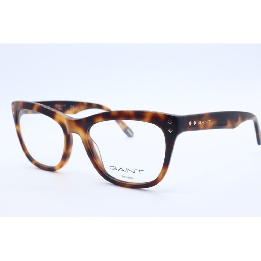 GANT GA 4074 056 Sqaure Dark Tortoise Eyeglasses Clear Lenses 54mm